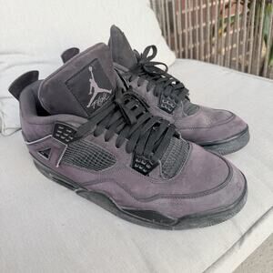 Air Jordan 4 Black Cat Retro 2020 Size 13 CU1110-010 Faded